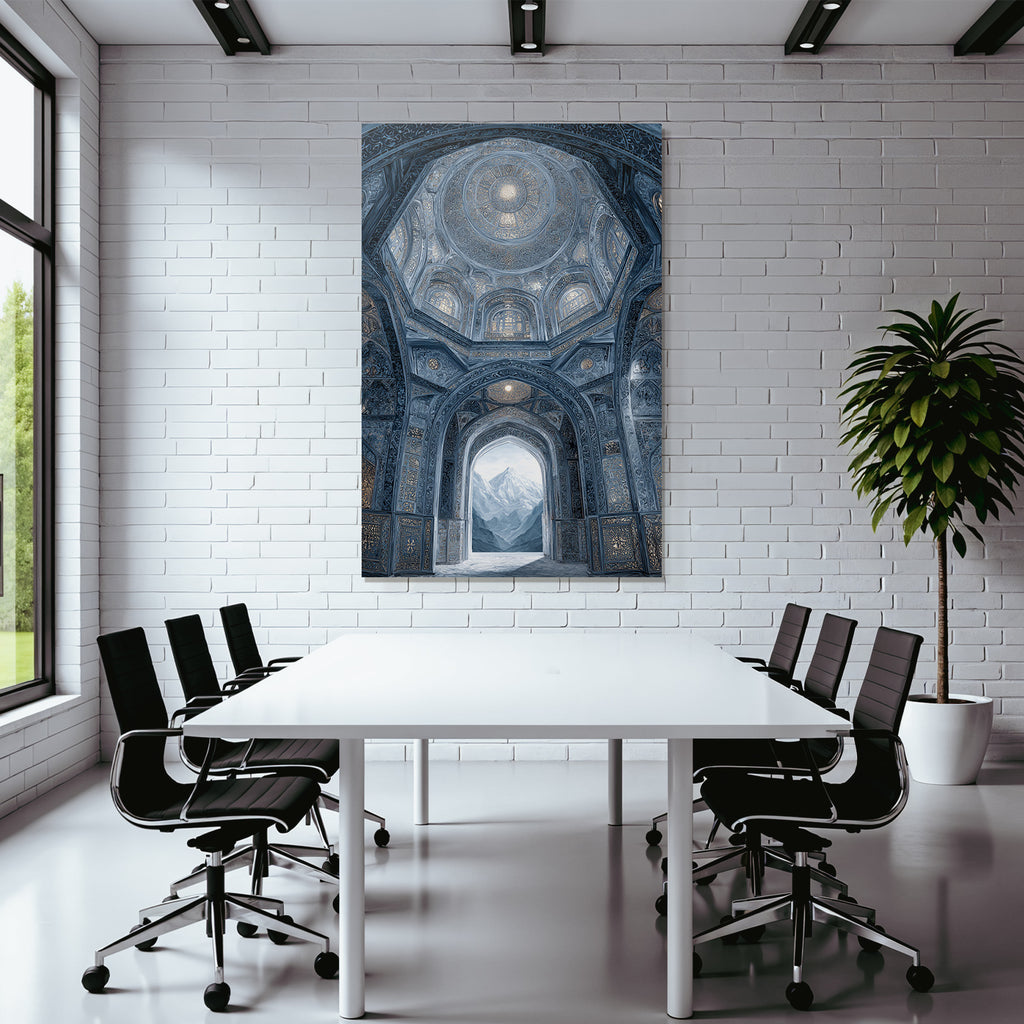 Schönes Architektonisches Design Mit Montanlandschaft