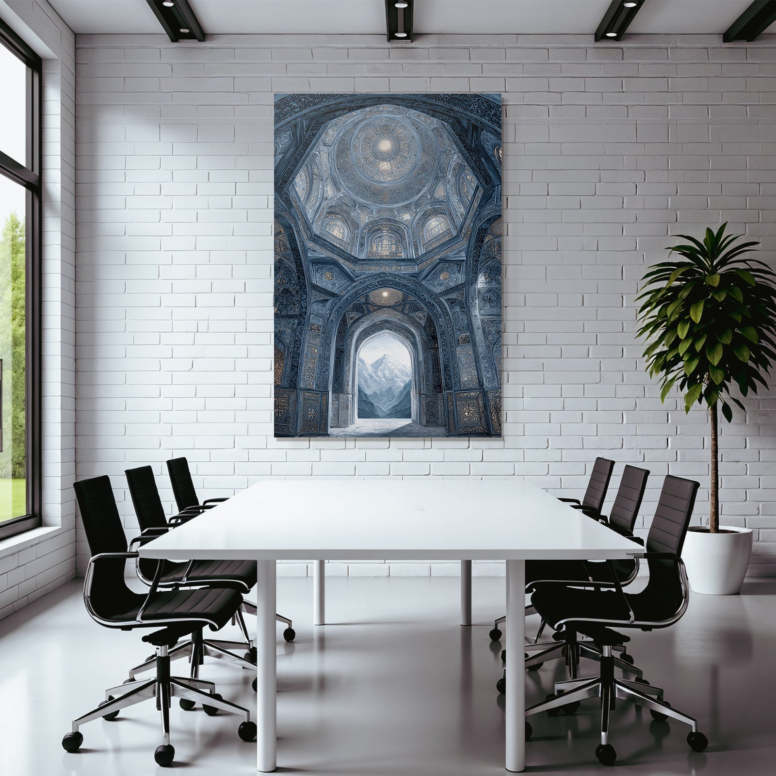 Schönes Architektonisches Design Mit Montanlandschaft