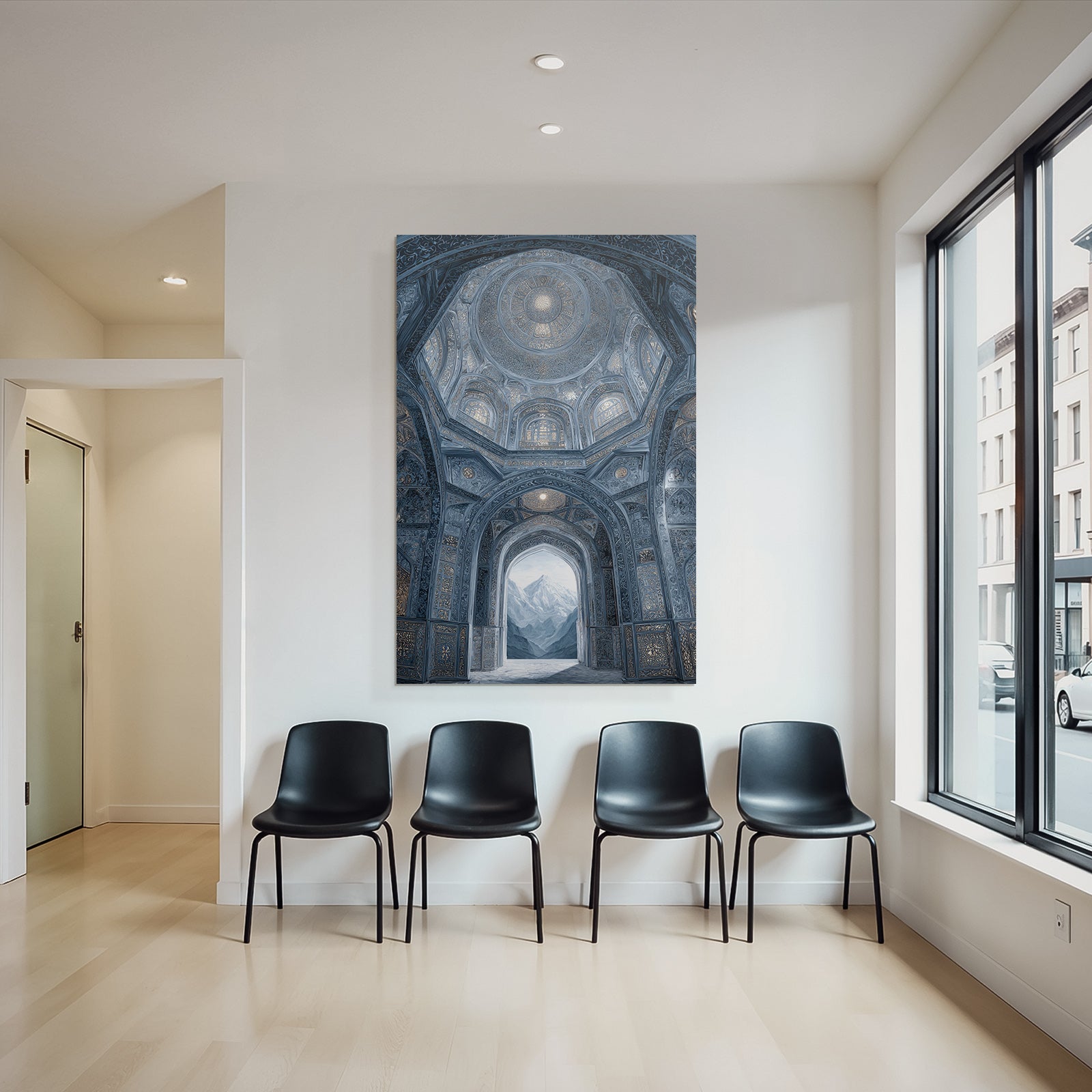 Schönes Architektonisches Design Mit Montanlandschaft