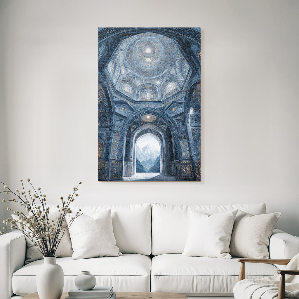 Schönes Architektonisches Design Mit Montanlandschaft