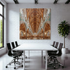Moderne Innere Erscheinung Eines Grandiosen Architektonischen Raumes