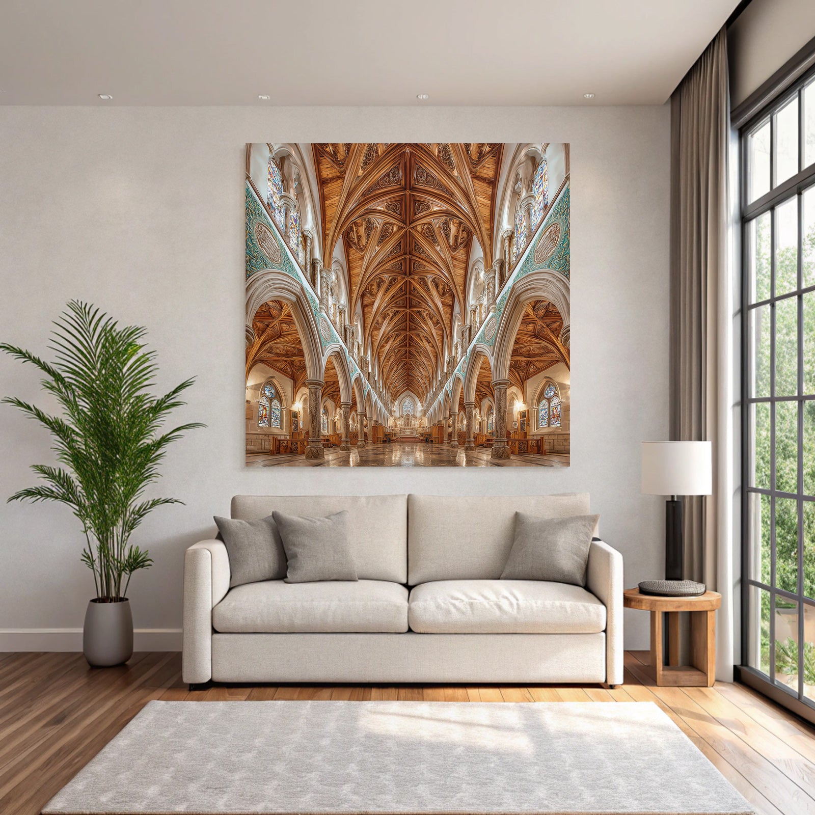 Moderne Innere Erscheinung Eines Grandiosen Architektonischen Raumes