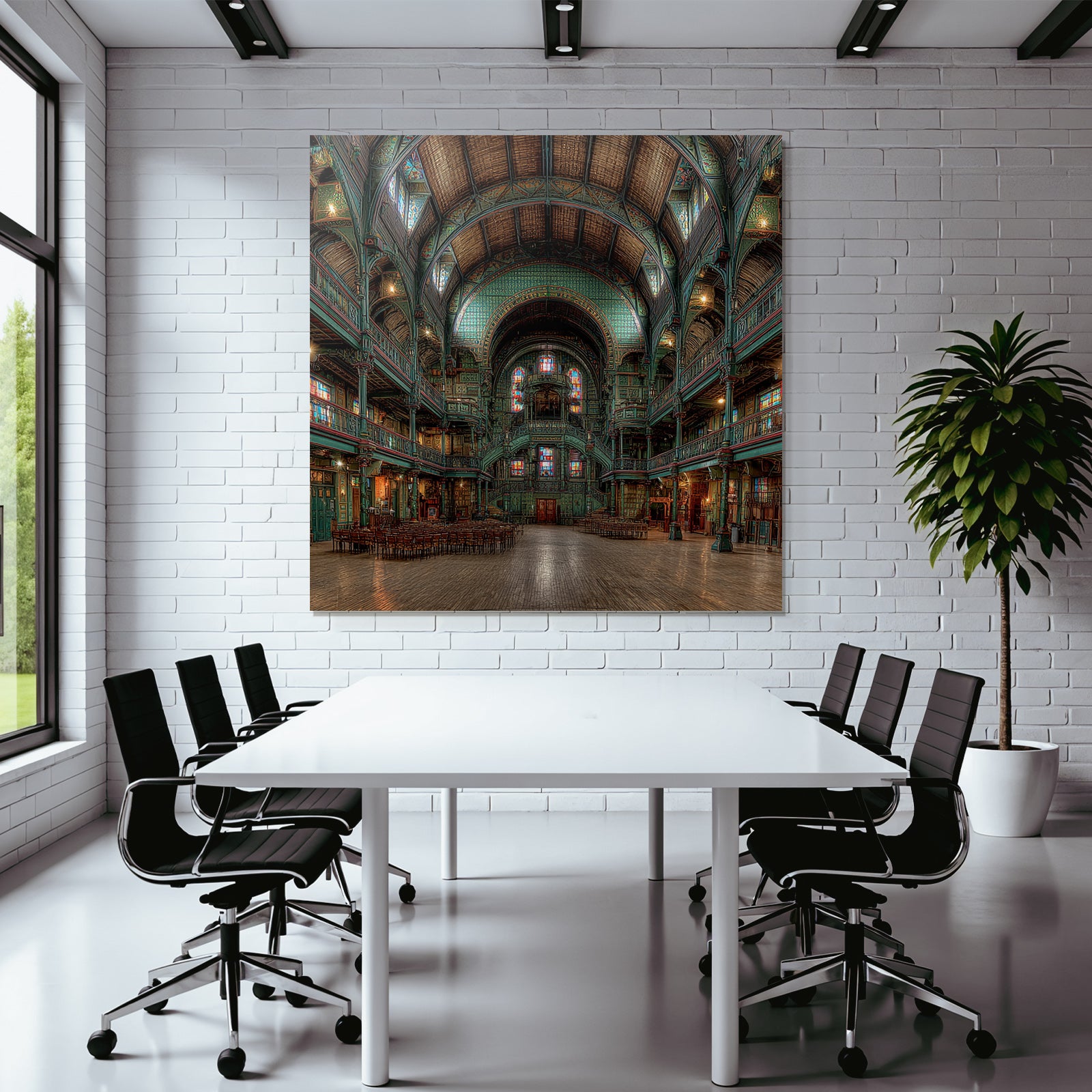 Elaborate Interior Large Hall Auditorium Architectural Features
