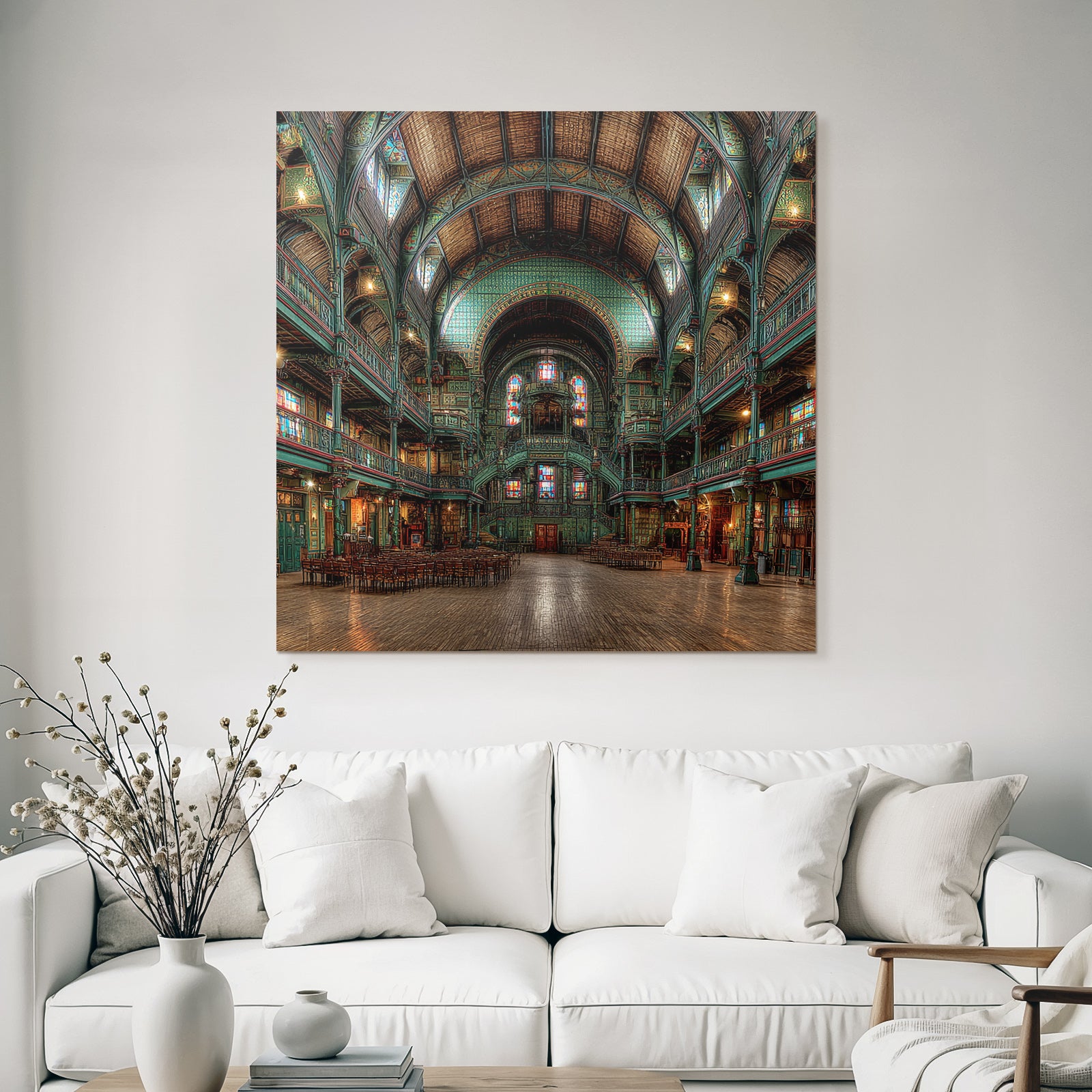Elaborate Interior Large Hall Auditorium Architectural Features