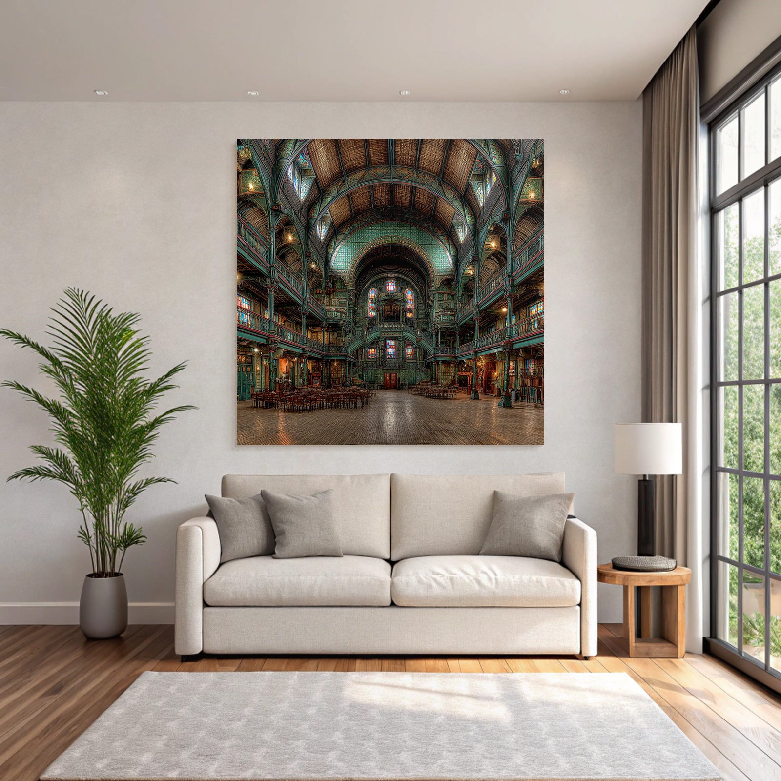 Elaborate Interior Large Hall Auditorium Architectural Features