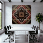Geometrisches Muster Architektonische Elemente Symmetrisches Design
