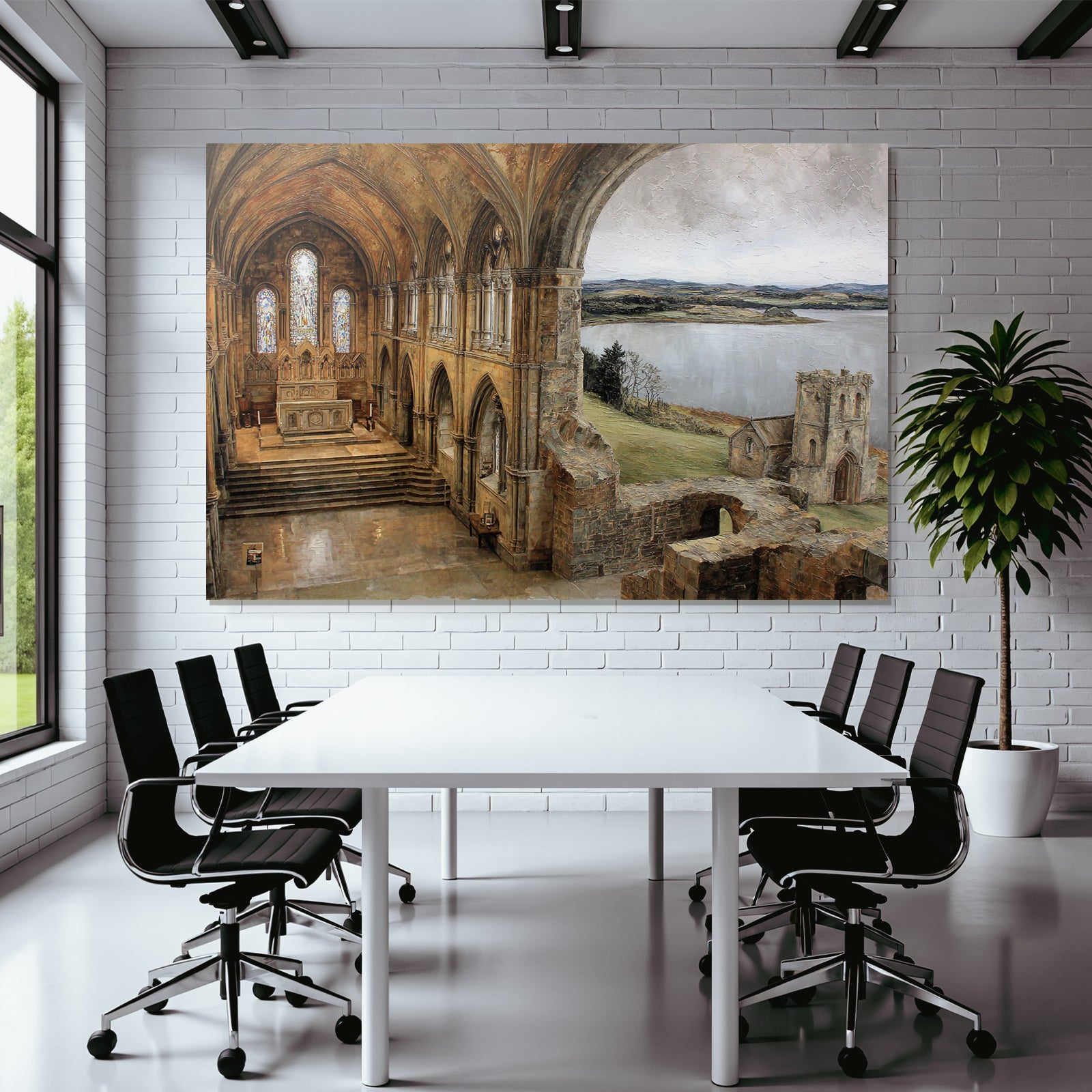 Historische Kapelle Und Landschaftsansicht