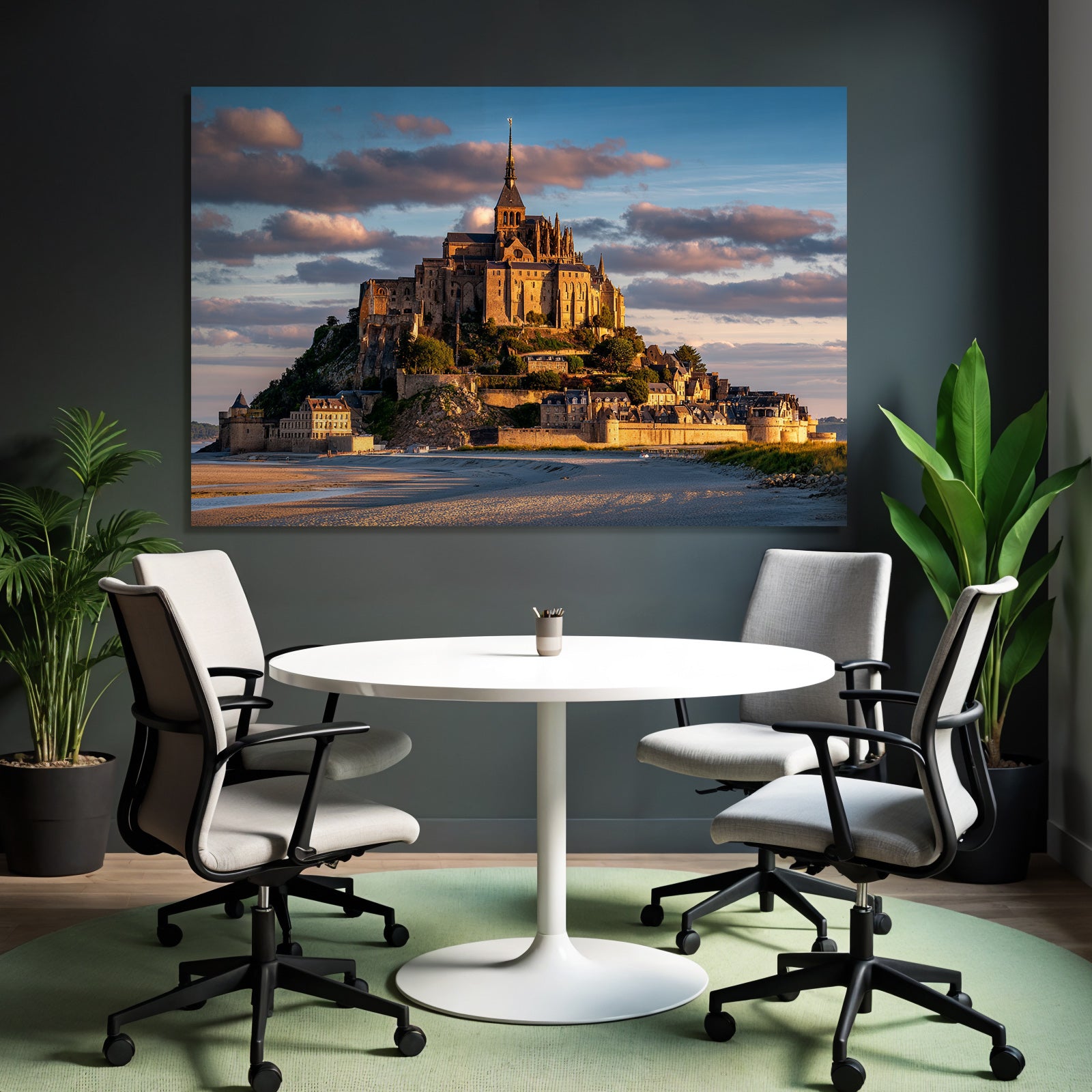 Mont Saint Michel Island Normandy France Medieval