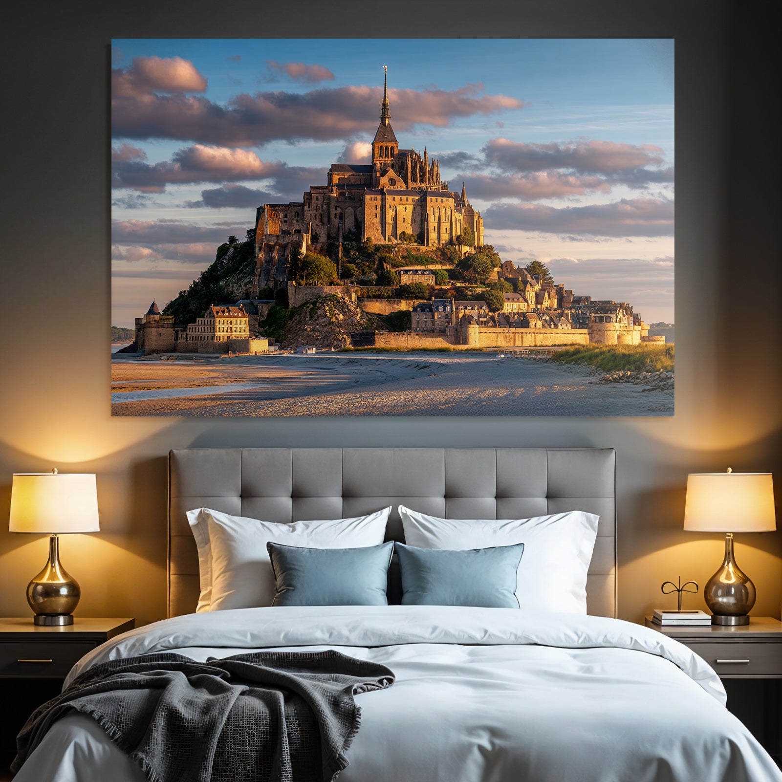 Mont Saint Michel Island Normandy France Medieval