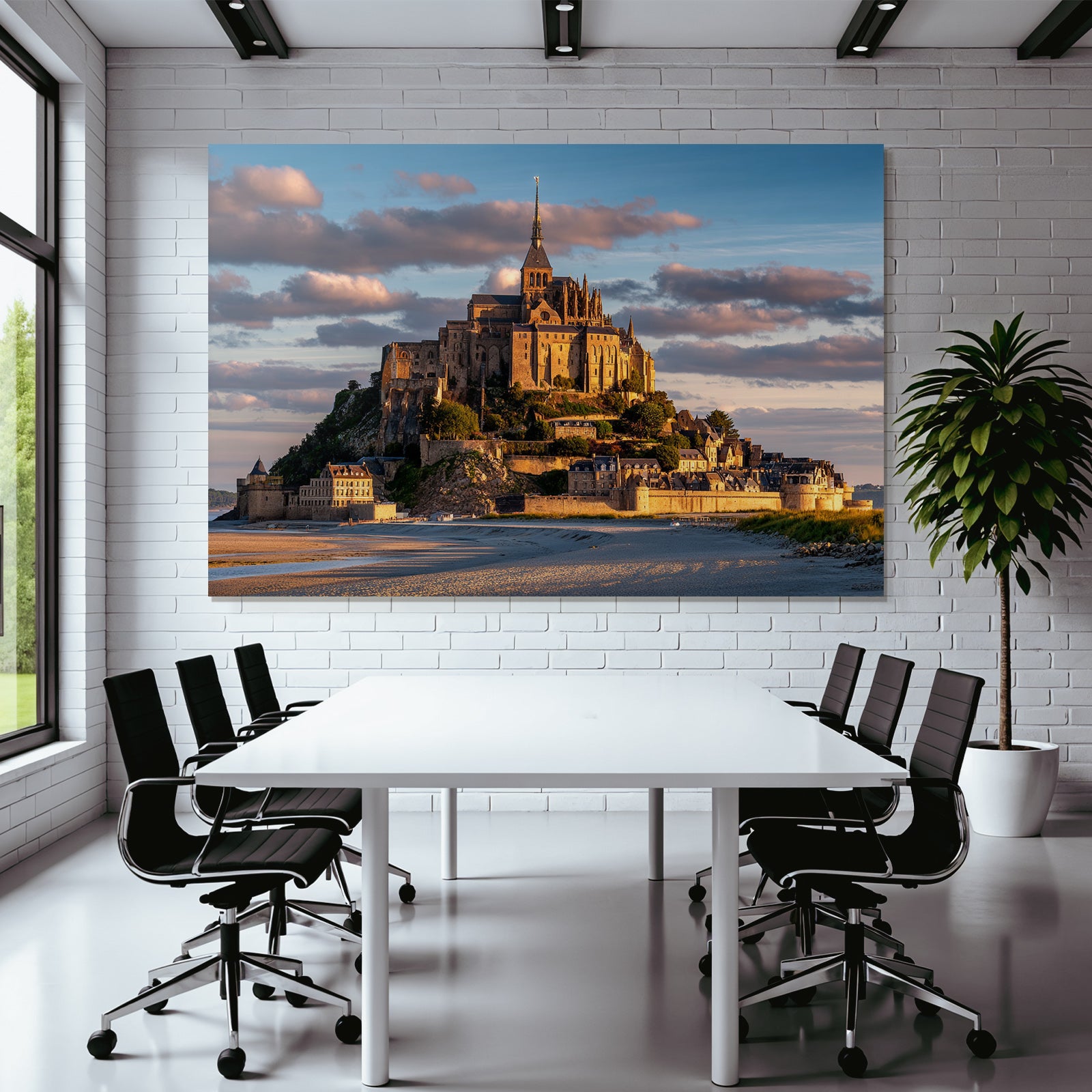 Mont Saint Michel Island Normandy France Medieval