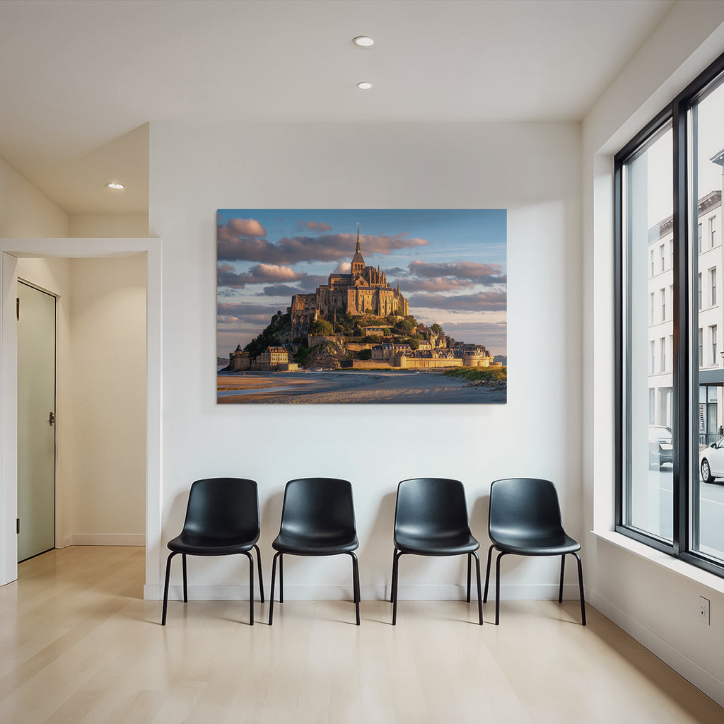 Mont Saint Michel Island Normandy France Medieval