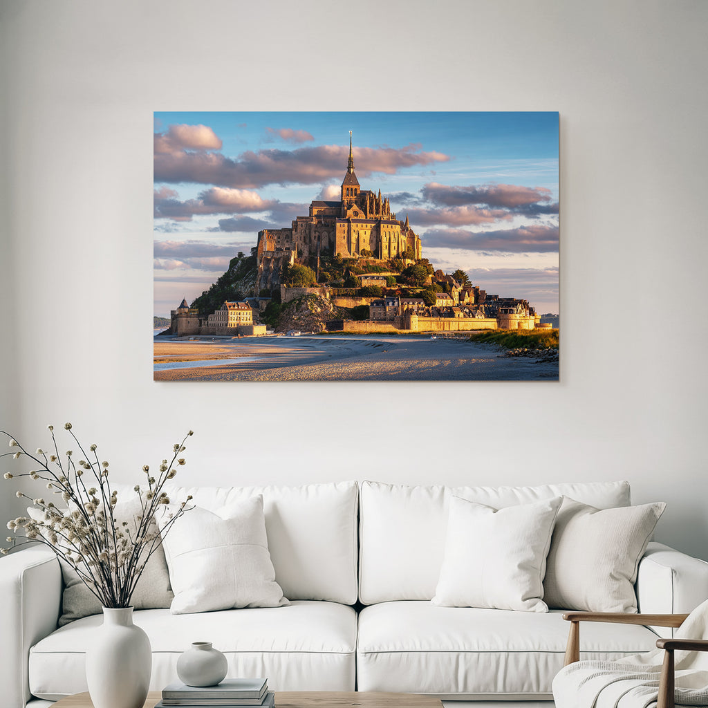 Mont Saint Michel Island Normandy France Medieval