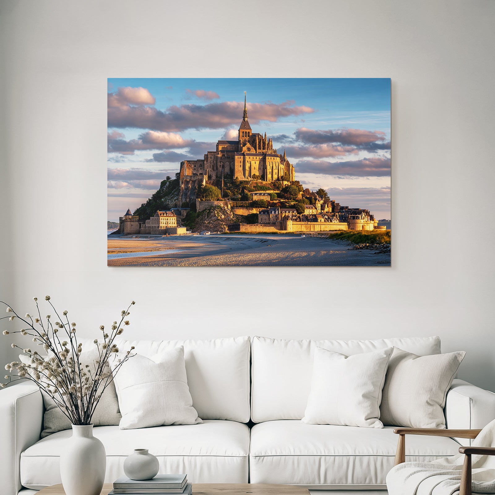 Mont Saint Michel Island Normandy France Medieval