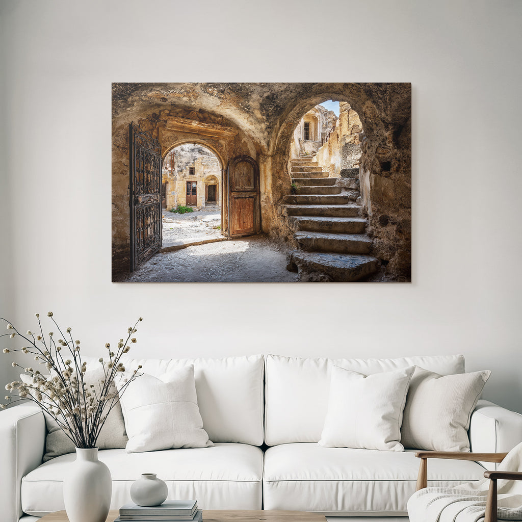 Alte Herberge Steinbogen Stiege Mysterium