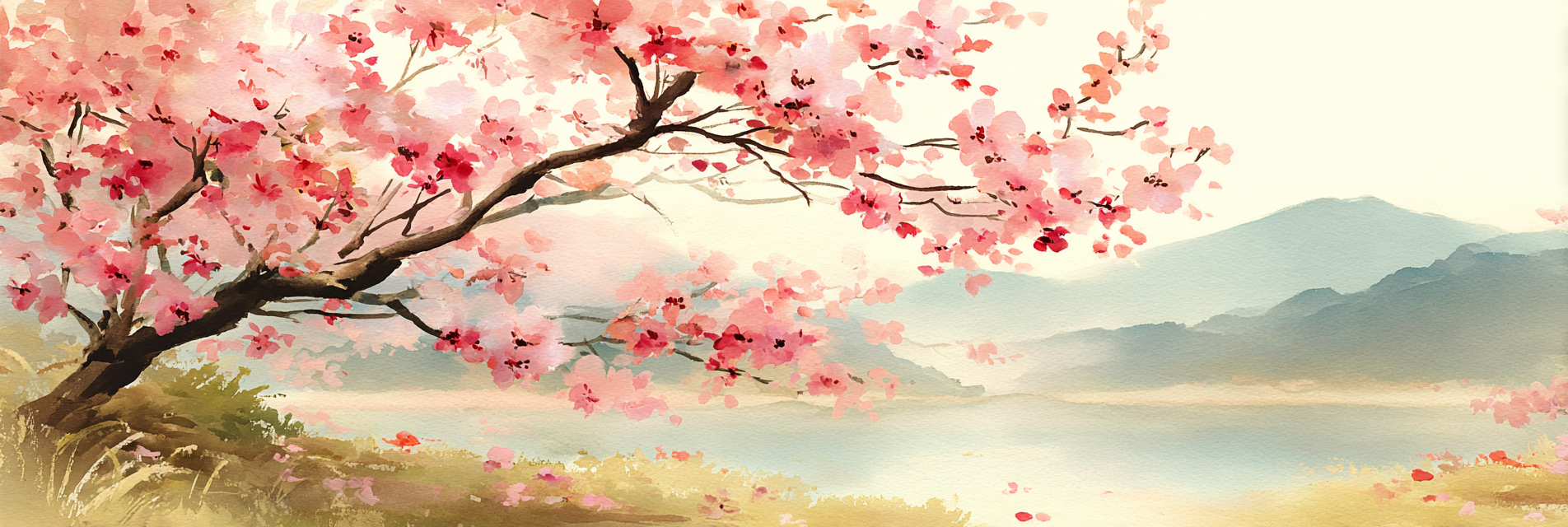 Frühlingsidyll Mit Kirschblüten | Japanische Zierkirsche | Blumen