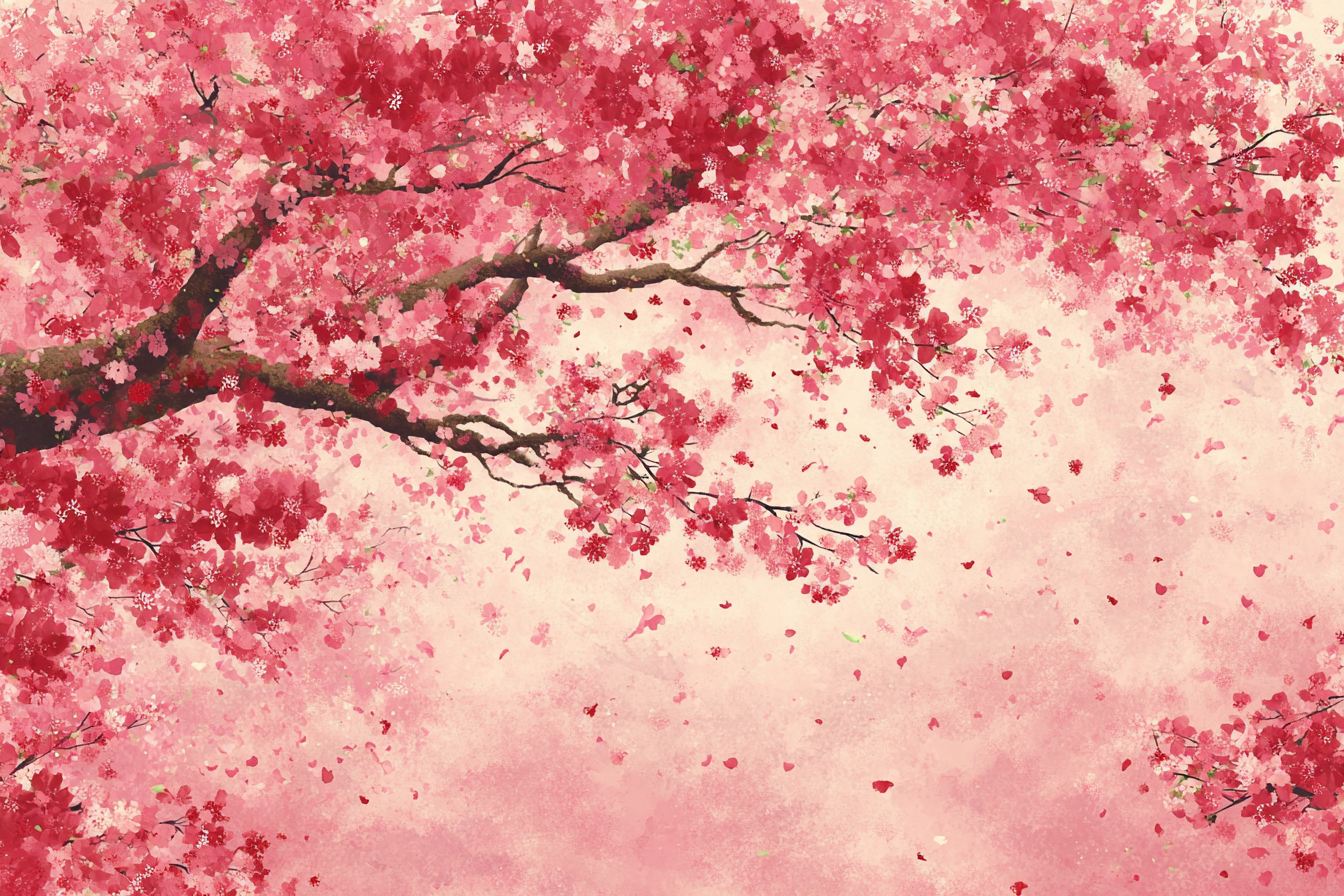 Kirschblütenbäume Frühlingsschönheit | Japanische Zierkirsche | Blumen
