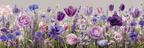 Bunte Florale Pracht Mit Rosen Und Tulpen | Rosen Tulpen Lavendel | Blumen