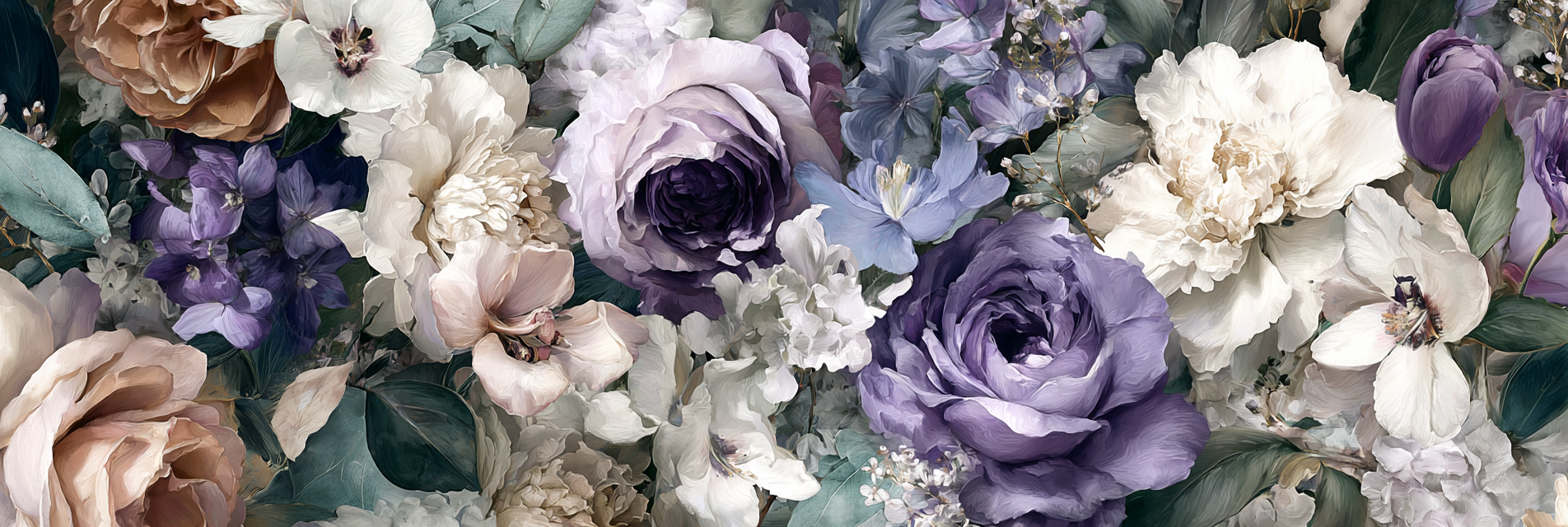 Florale Komposition In Pastellfarben | Rosen Tulpen Lavendel | Blumen