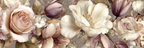 Gemälde Mit Rosen Und Tulpen In Zarten Farben | Rosen Tulpen Lavendel | Blumen