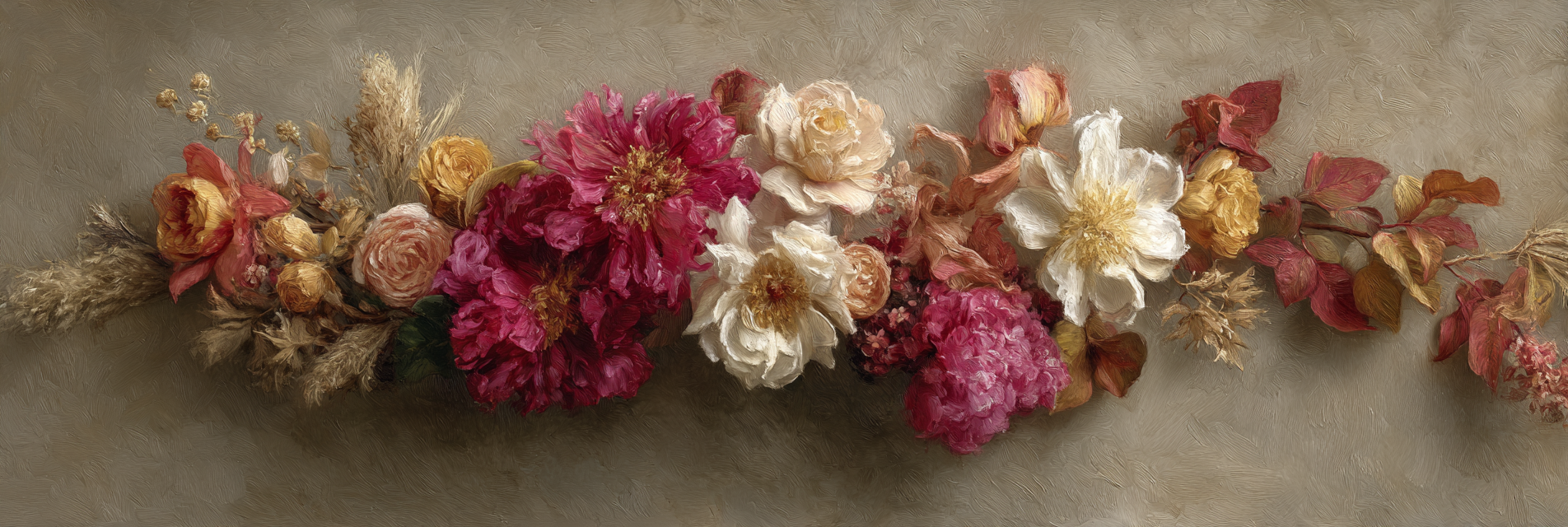 Trocken Retro Flowers Arrangement Vibrante Farben Kunstvolles Komposition | Trockenblumen Retro Flowers | Blumen