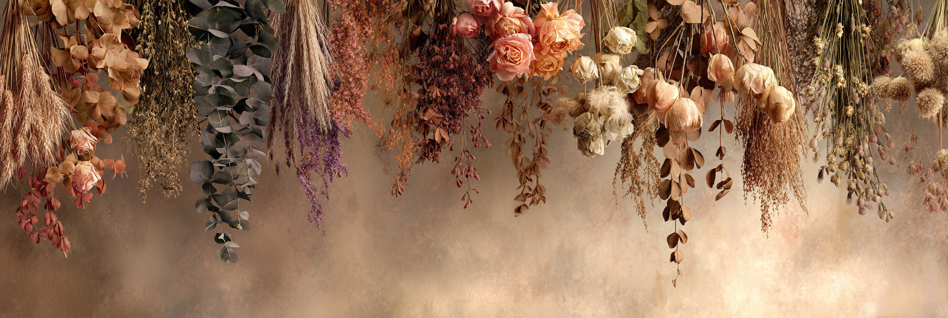 Trocken Retro Flowers Getrocknete Arrangement Hocharabisch Warm Mutig | Trockenblumen Retro Flowers | Blumen