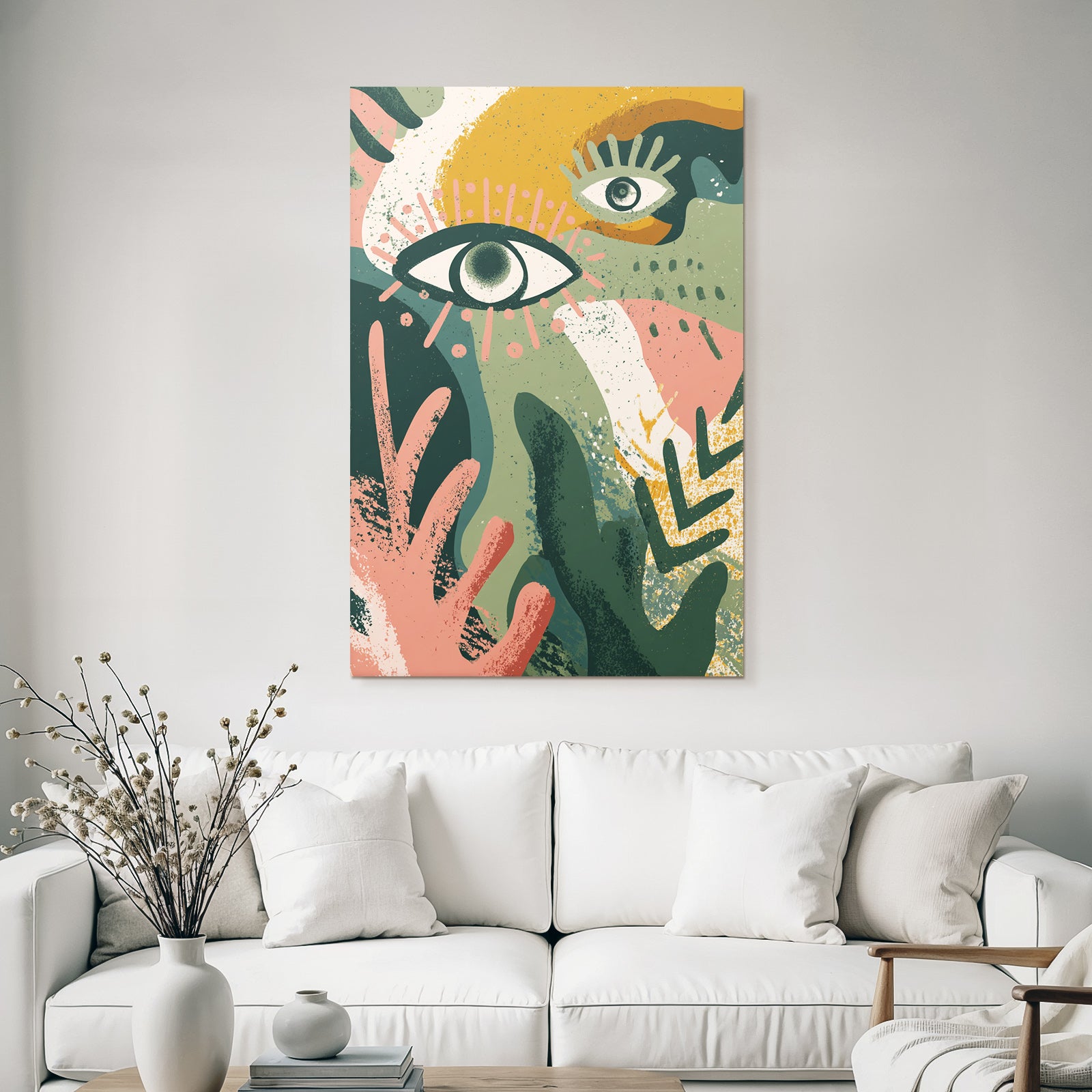 Abstrakte Augen Illustration Moderne Kunst
