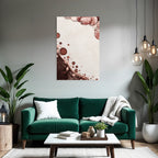 Abstraktes Design Warme Farben Hintergrund