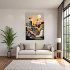 Landschaft Illustration Mit Reh