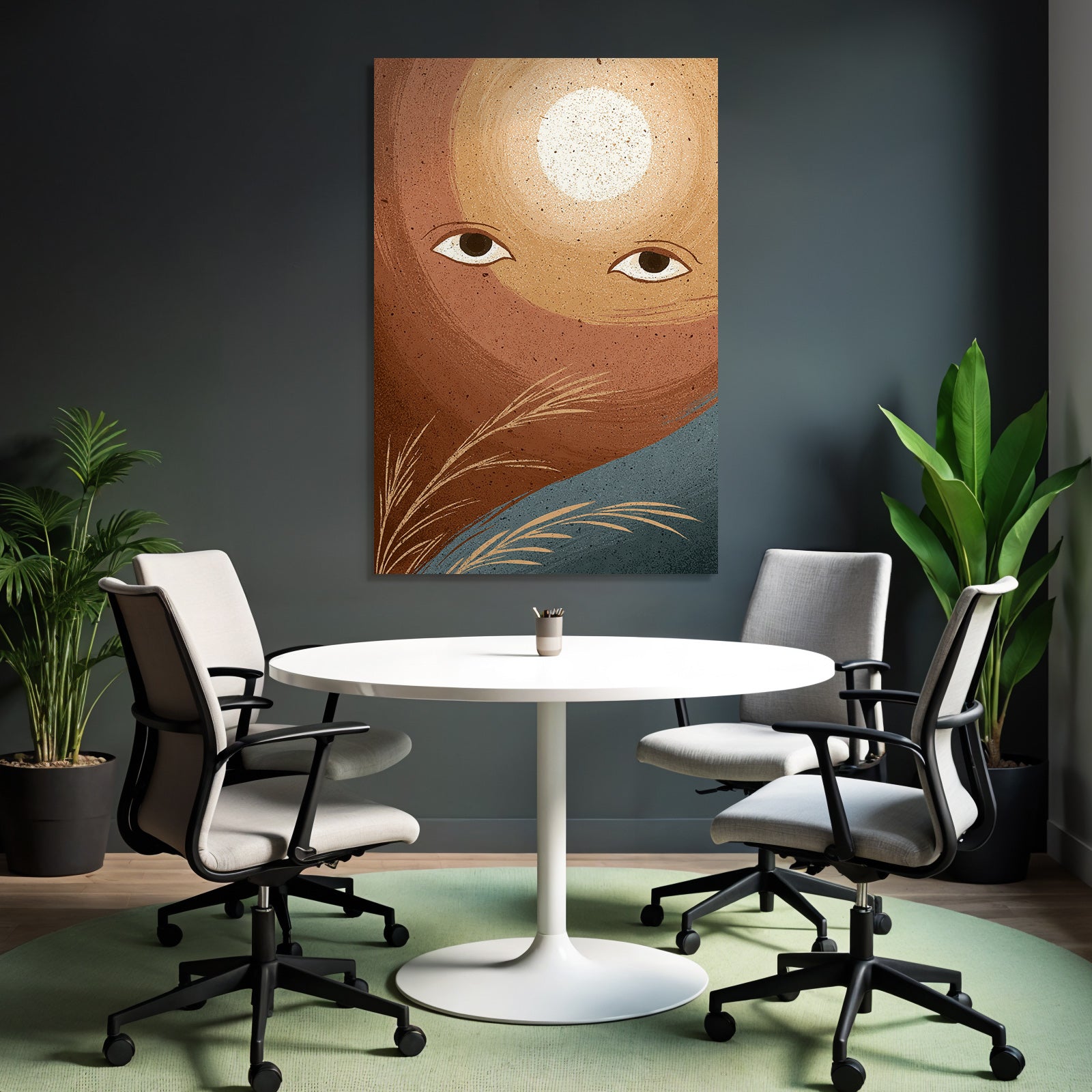 Sonnen Symbol Augen Natur Spiritualitaet