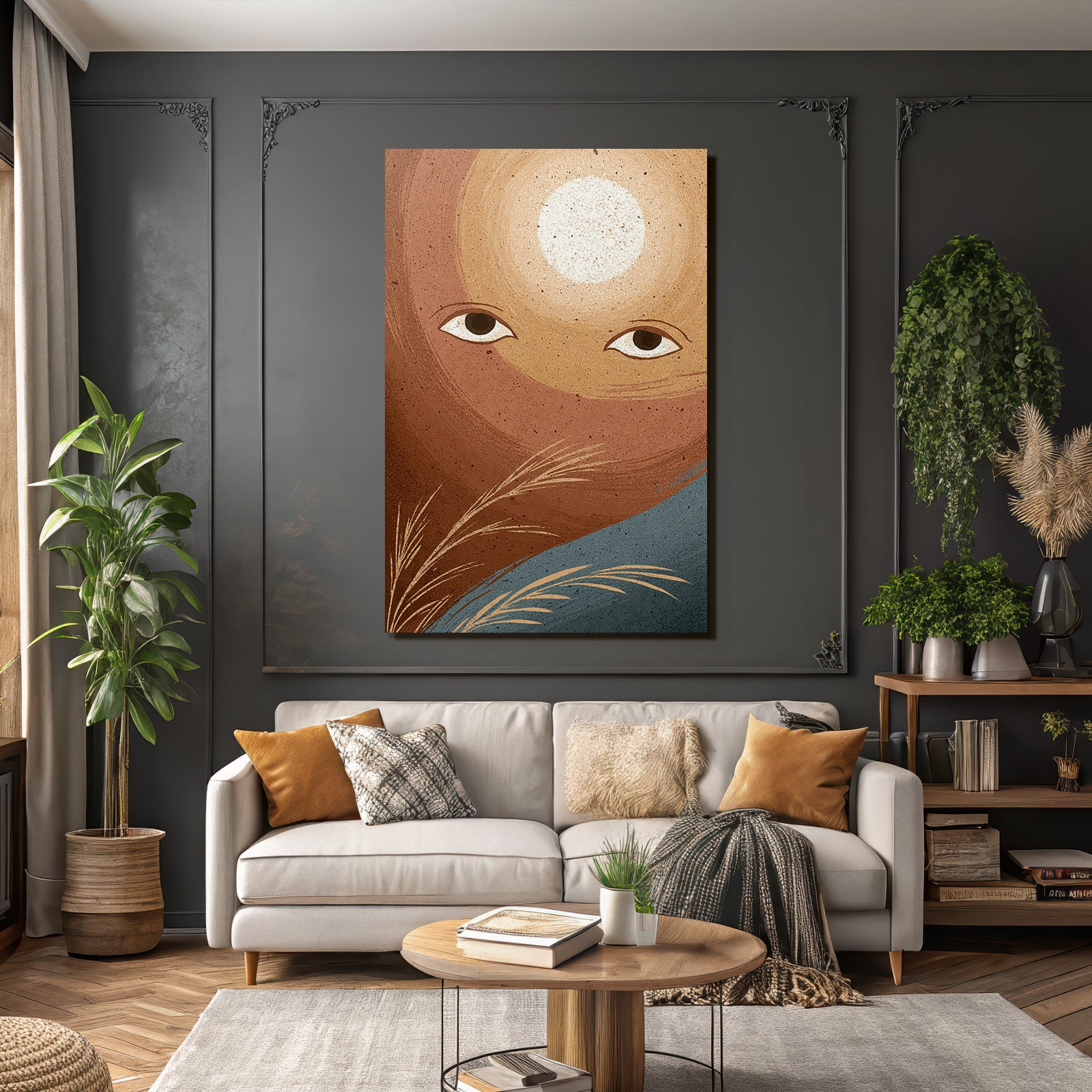 Sonnen Symbol Augen Natur Spiritualitaet