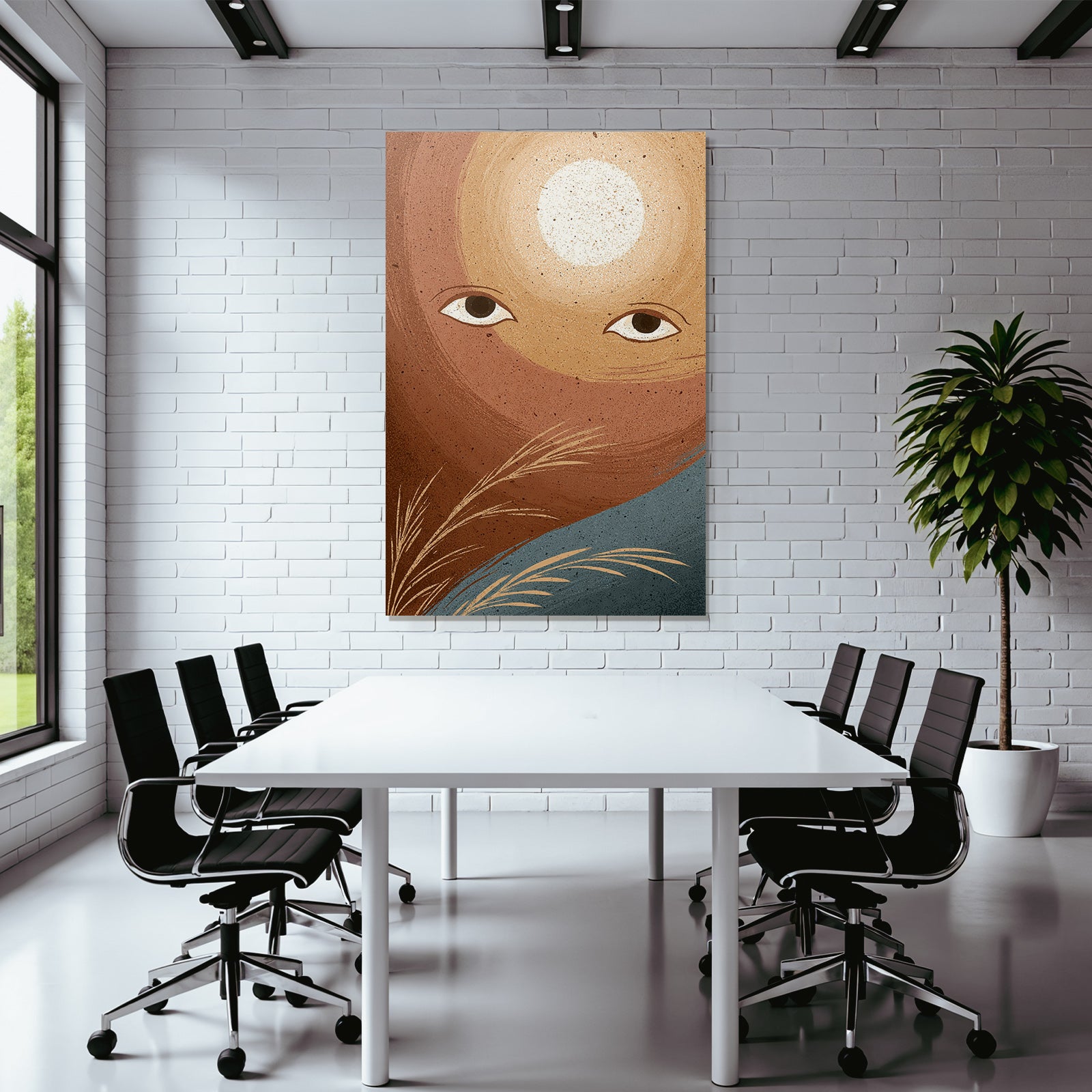 Sonnen Symbol Augen Natur Spiritualitaet