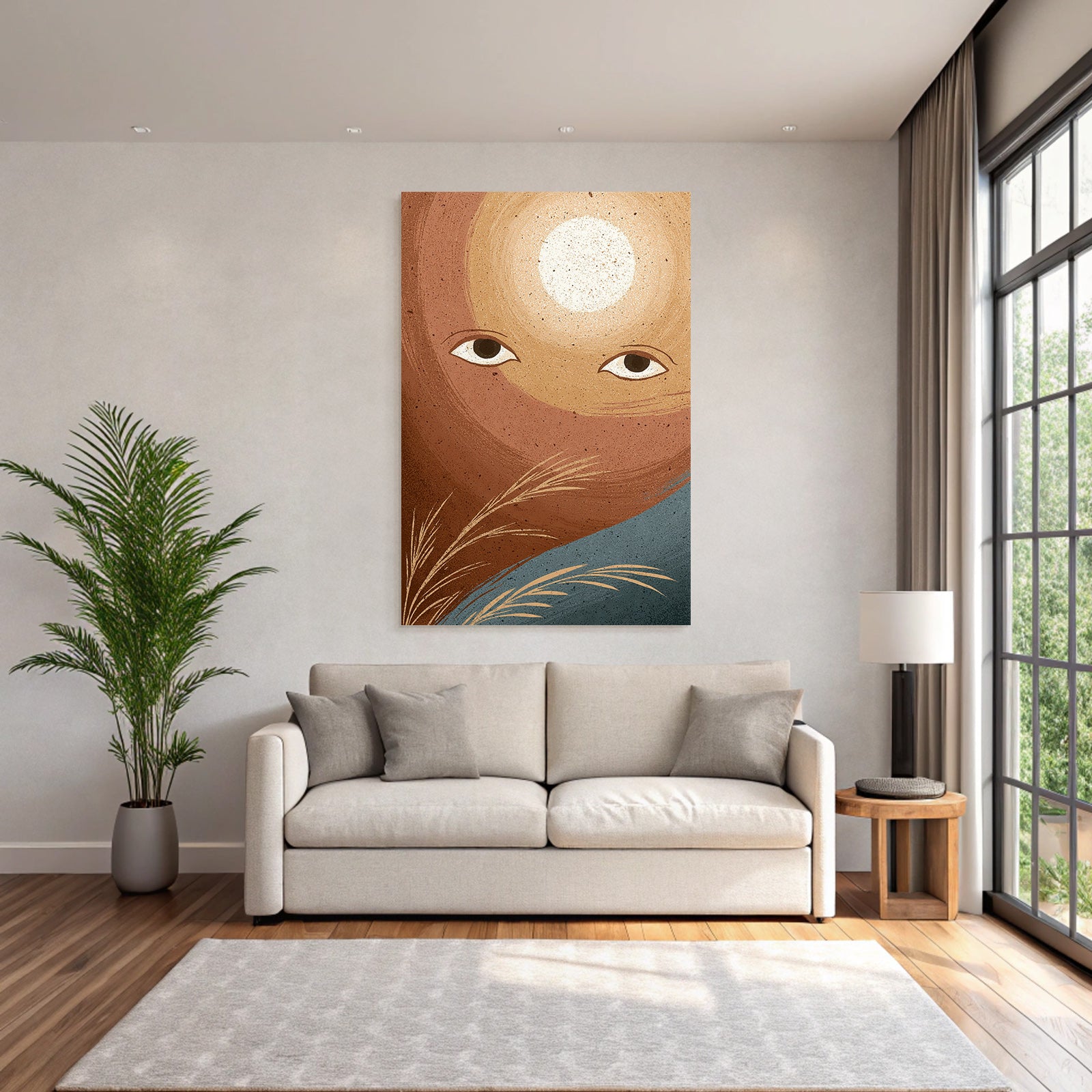 Sonnen Symbol Augen Natur Spiritualitaet
