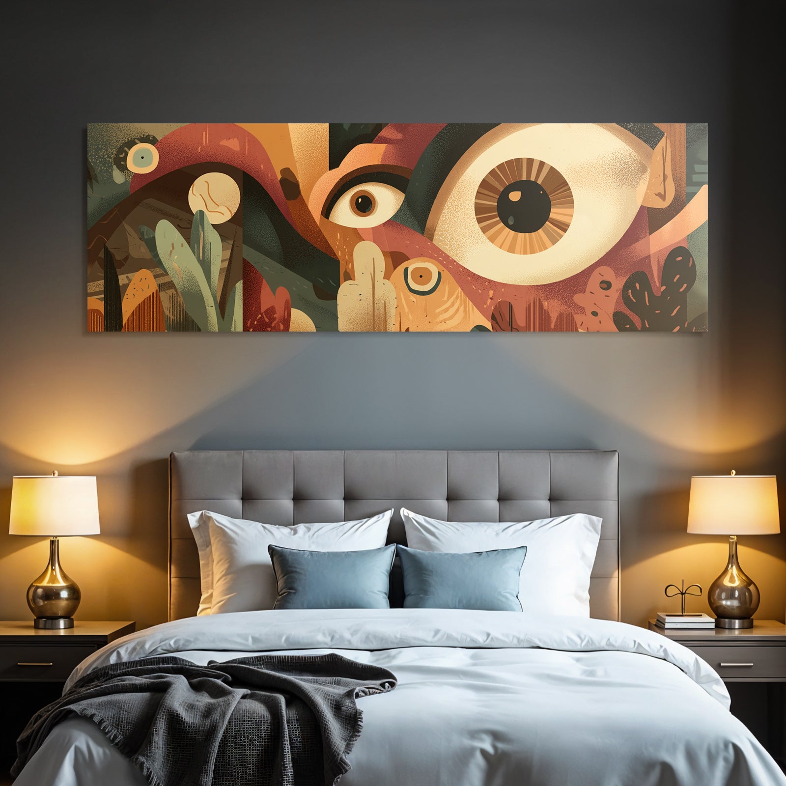 Abstrakte Kunst Mit Grossen Augen