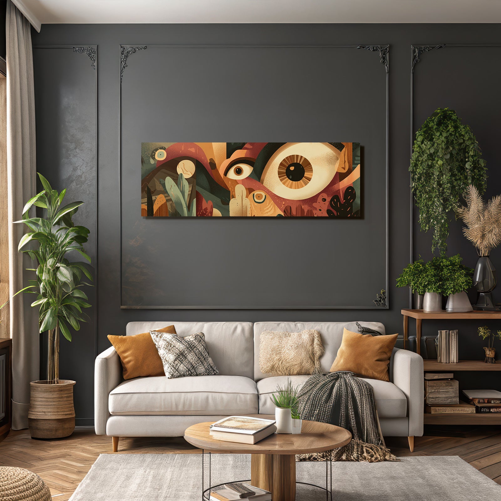Abstrakte Kunst Mit Grossen Augen