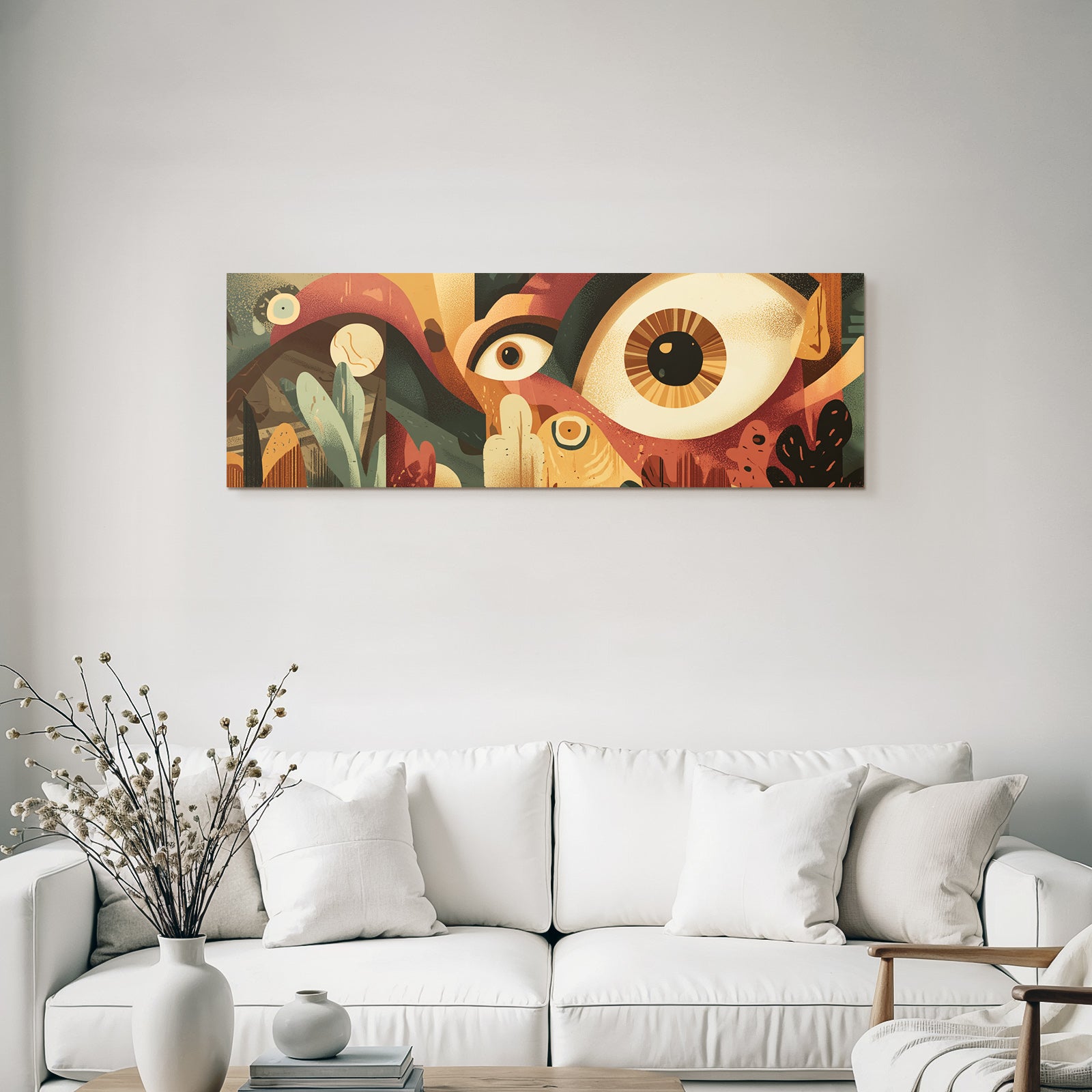 Abstrakte Kunst Mit Grossen Augen
