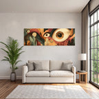 Abstrakte Kunst Mit Grossen Augen