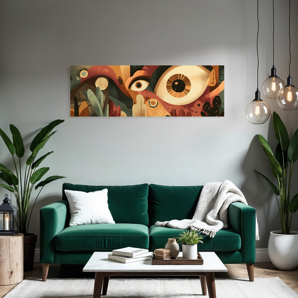 Abstrakte Kunst Mit Grossen Augen