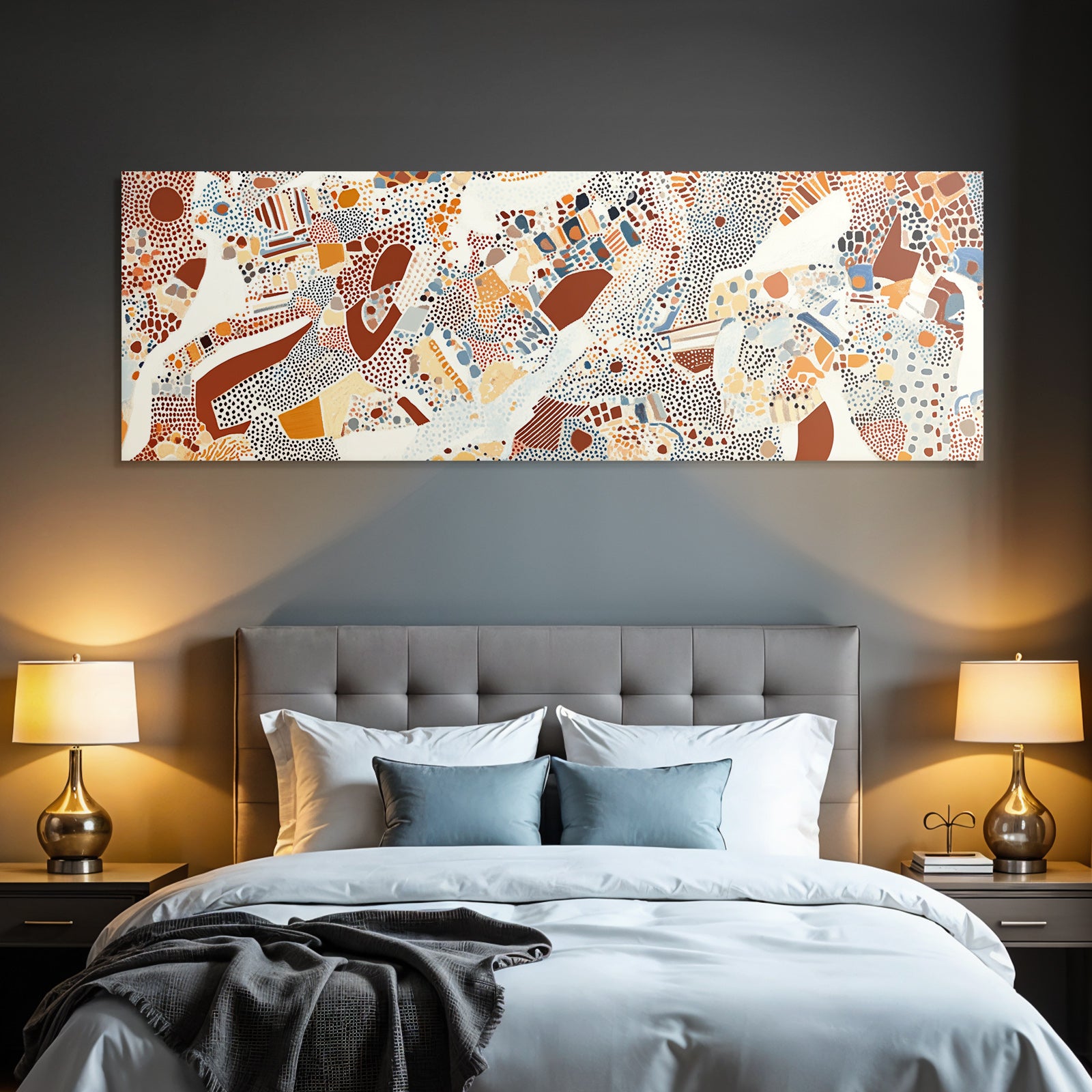 Abstraktes Kunstwerk Dotmuster