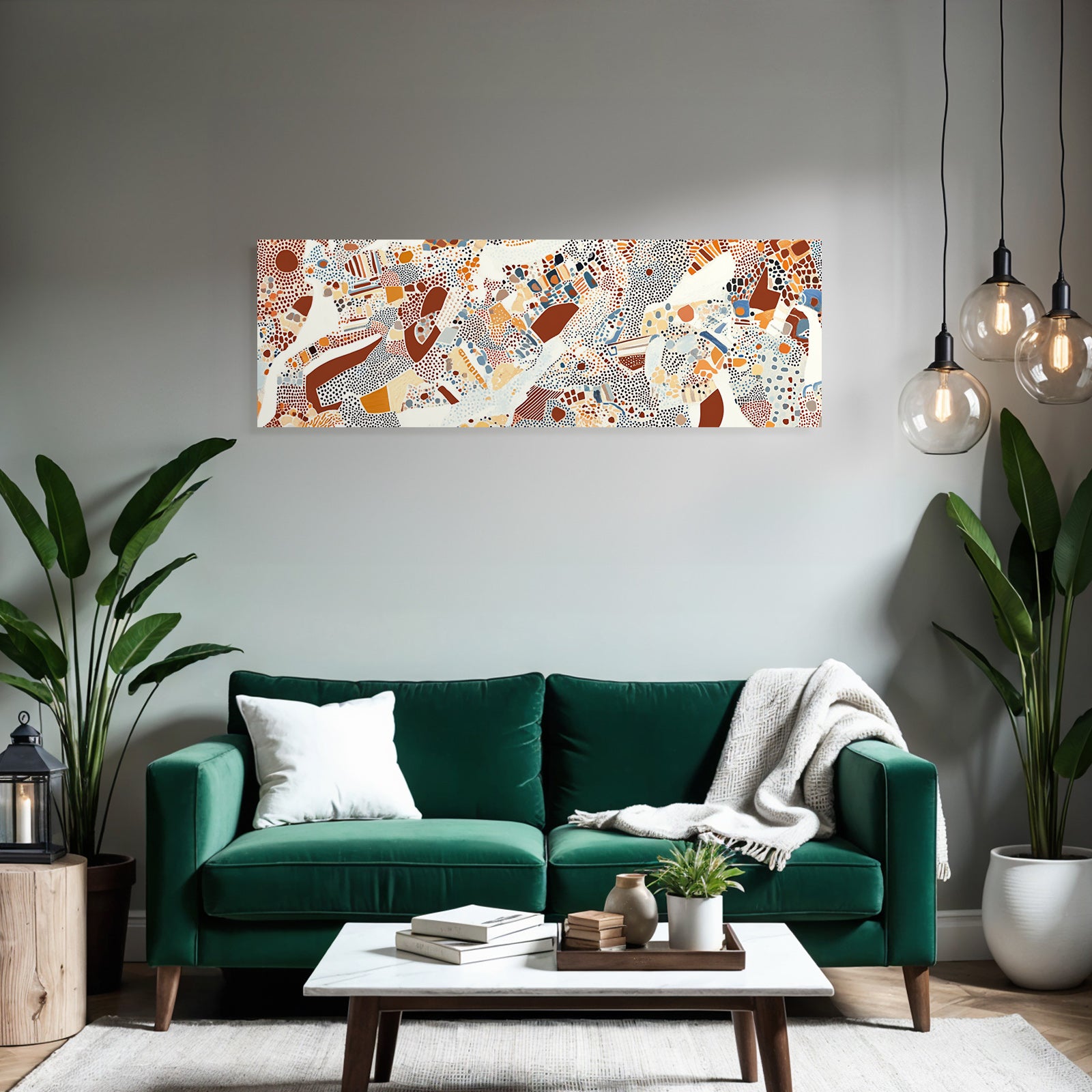 Abstraktes Kunstwerk Dotmuster