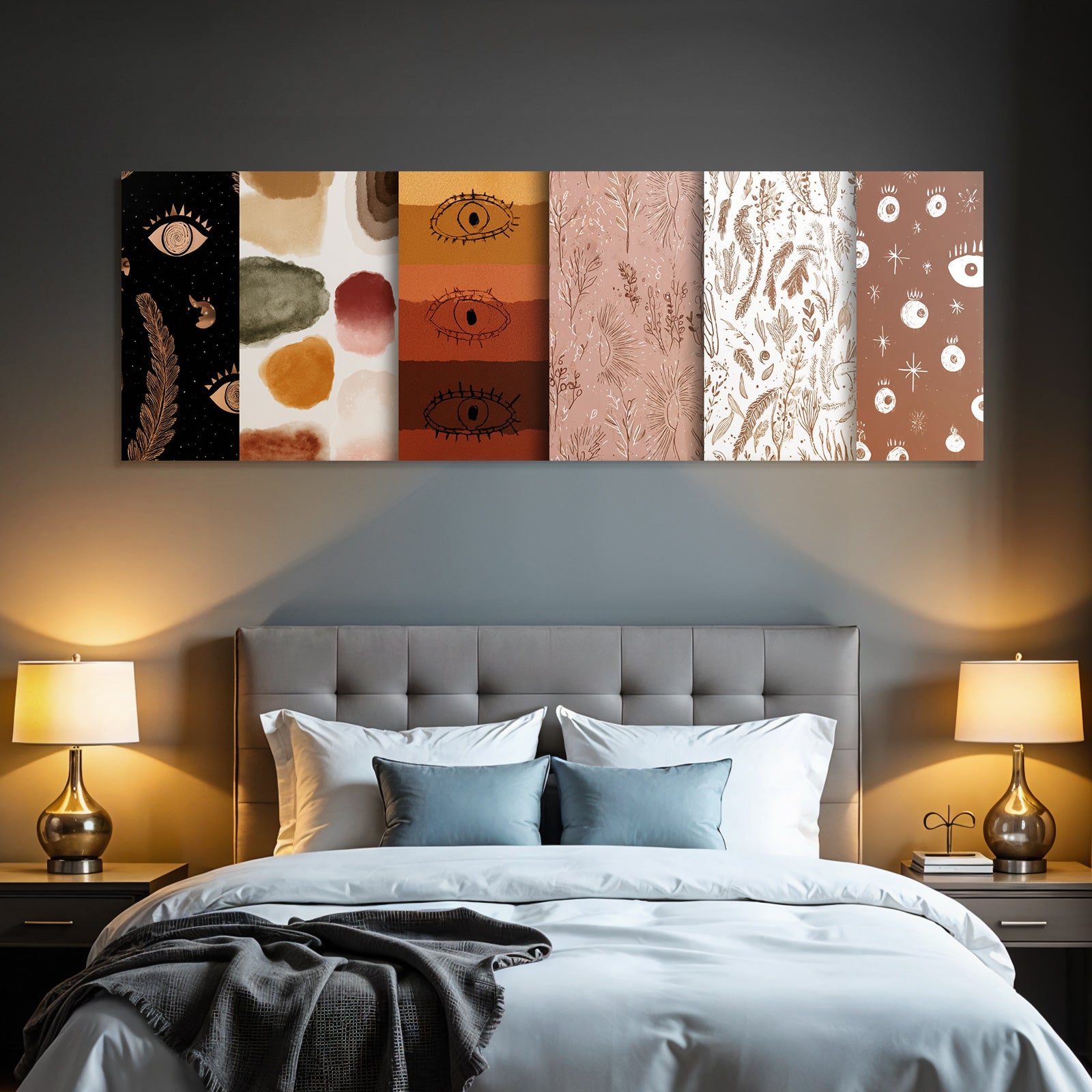 Geometrische Muster Designs Textil Tapete