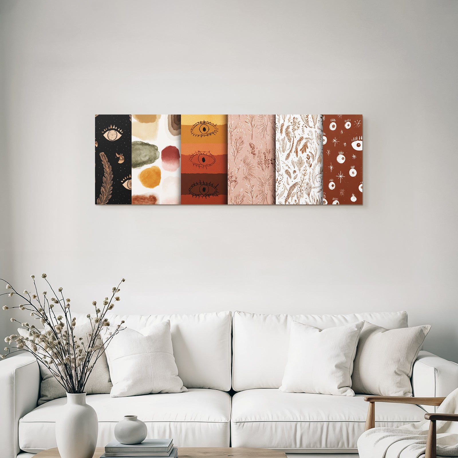 Geometrische Muster Designs Textil Tapete