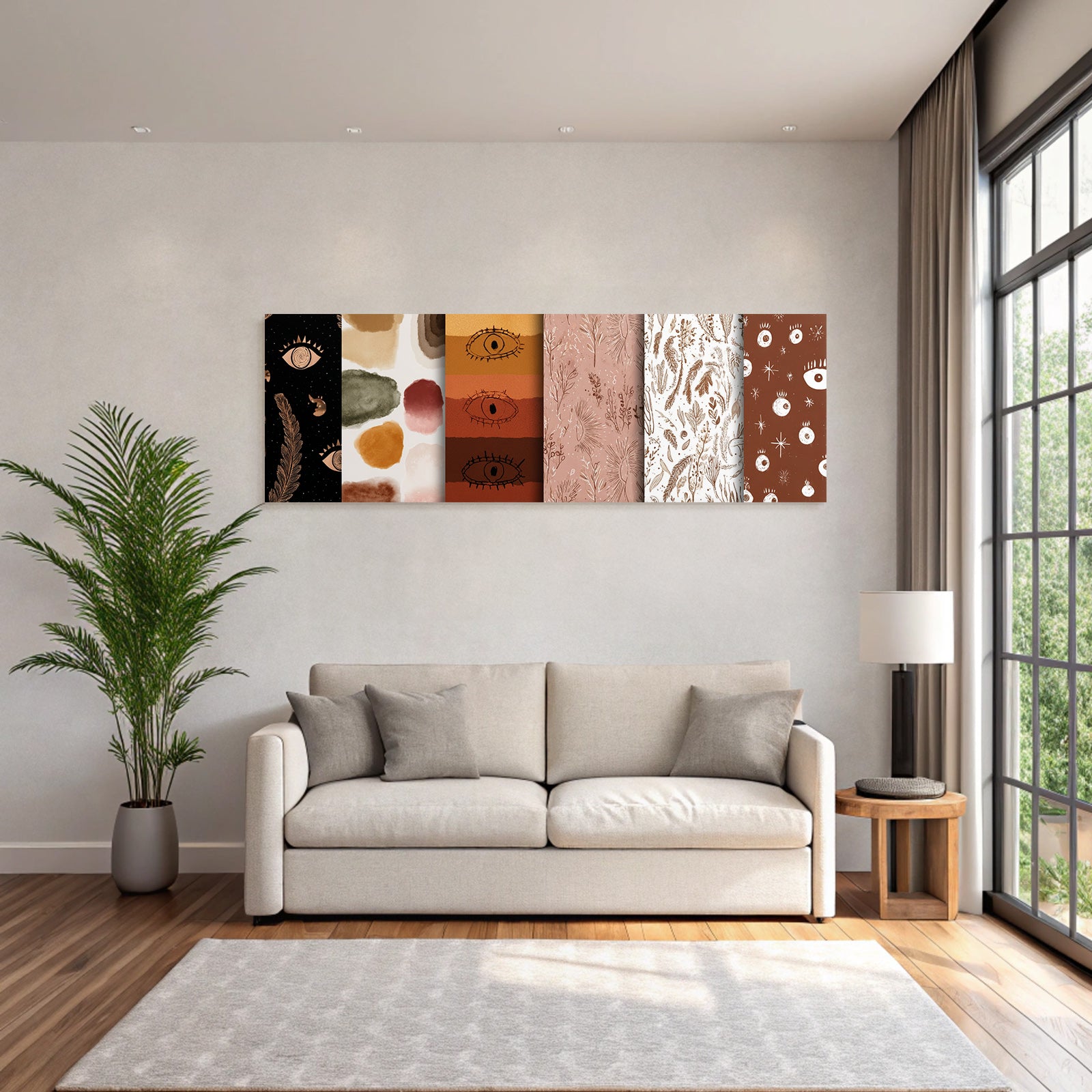 Geometrische Muster Designs Textil Tapete