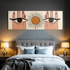 Zwei Augen Haende Sonne