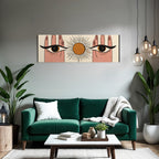 Zwei Augen Haende Sonne