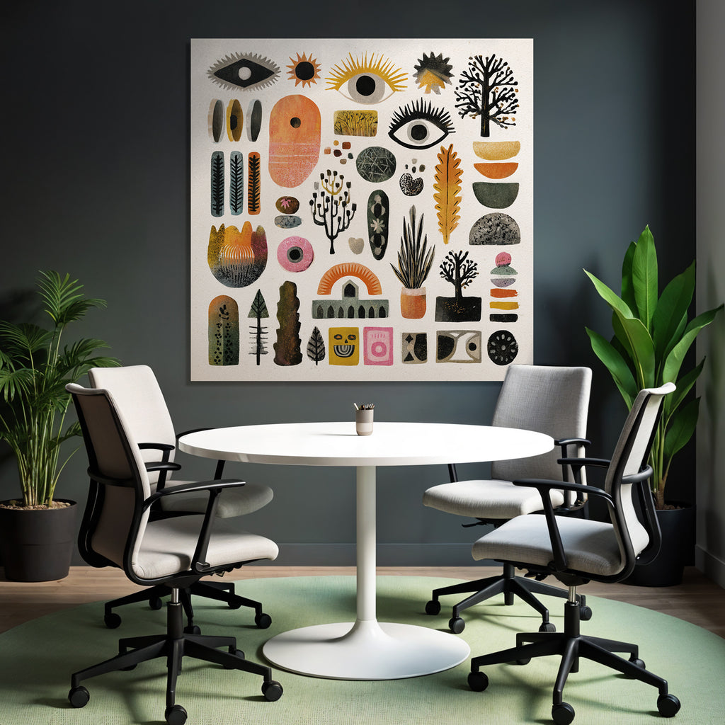 Abstrakte Formen Und Illustration