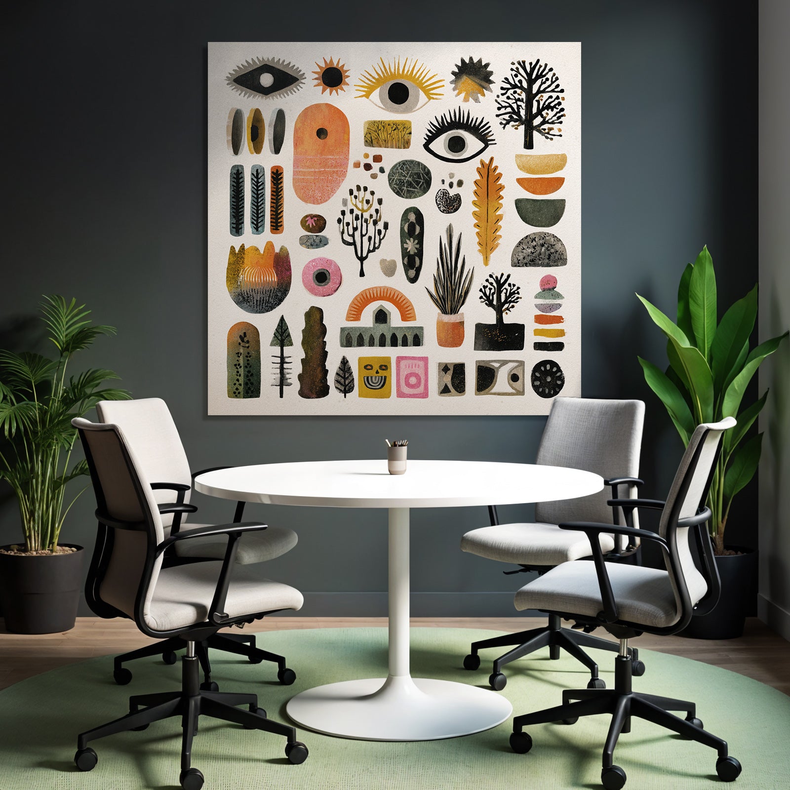 Abstrakte Formen Und Illustration