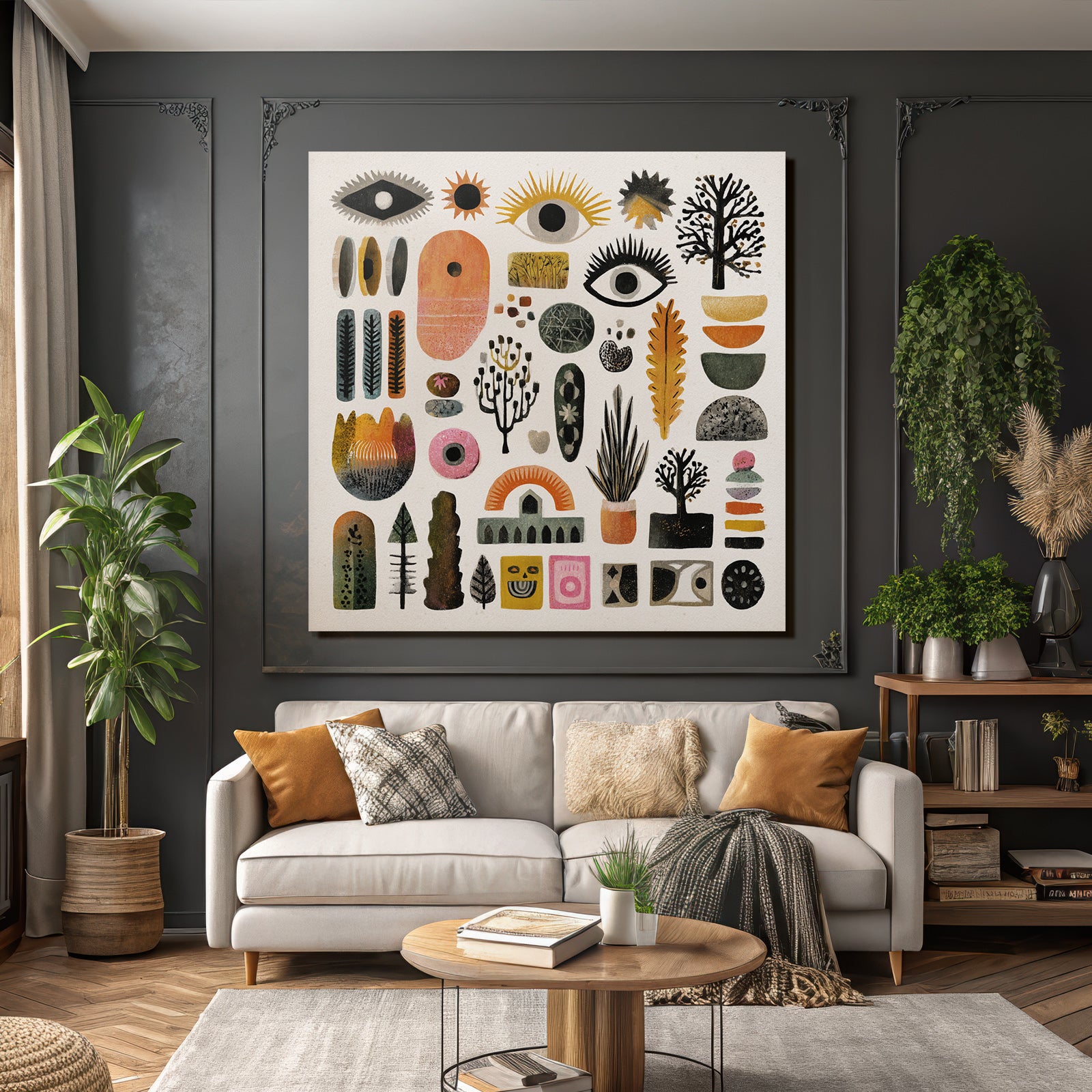 Abstrakte Formen Und Illustration