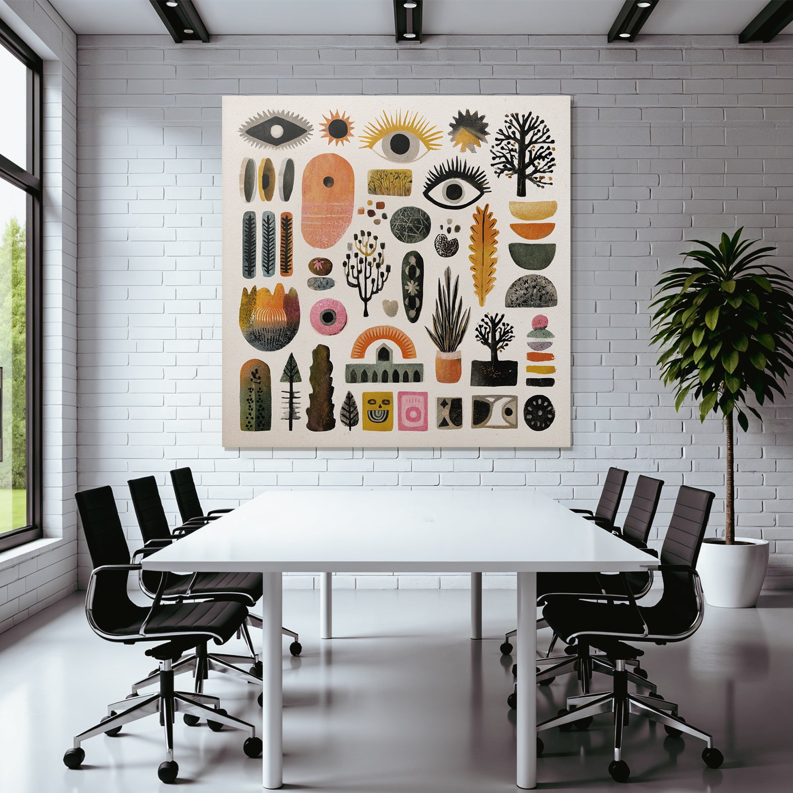 Abstrakte Formen Und Illustration