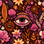 Farben Muster Mit Blumen Und Blaettern | Boho Eklektisch | Einrichtungsstile