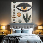 Kunst Geometrische Formen Auge Pflanzen Motive